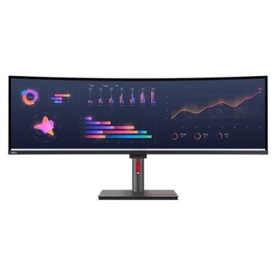 23. Lenovo ThinkVision P49w-30 Computer Monitor 124.5 cm (49") 5120 x 1440 px Dual WQHD LED Black