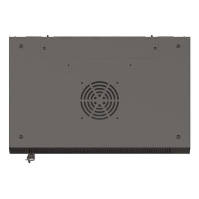 11. Wall-mounted rack installation cabinet 19" 4U 540x350 black glass door LANBERG (flat pack)