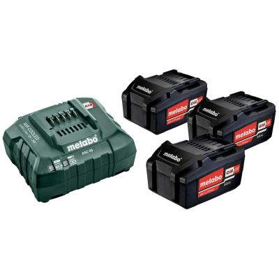 2. Metabo. 3x4.0Ah Battery Pack with Charger ASC 55