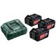 2. Metabo. 3x4.0Ah Battery Pack with Charger ASC 55
