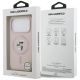 8. Karl Lagerfeld Silicone Karl&Choupette Ring MagSafe Case for iPhone 17 Pro - Pink