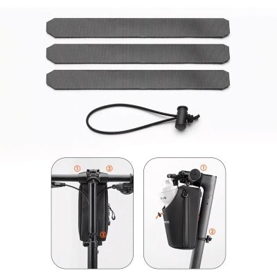 4. Rockbros P002 Handlebar Bag Compatible with Scooters and Folding City Bikes 1.5L - Black