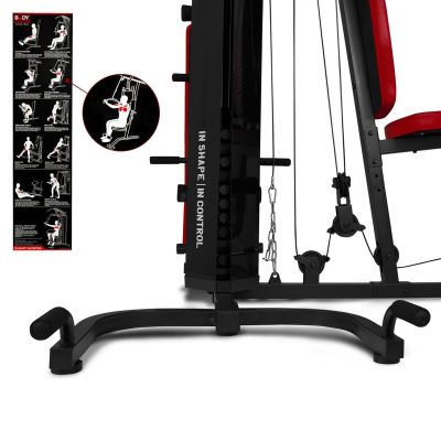 16. Multigym PRO BMG 4700 bench with weight stack 66kg