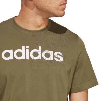 6. adidas Essentials Single Jersey Linear Embroidered Logo Tee M IC9280