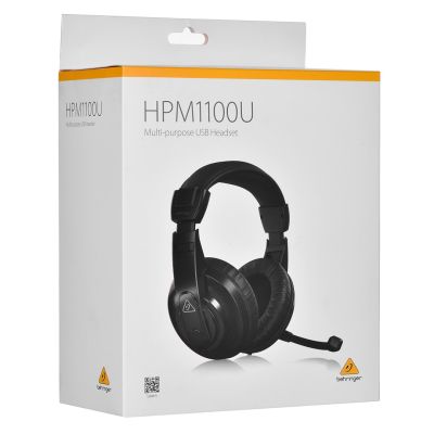 9. Behringer HPM1100U - Closed-back headphones with microphone and USB connector