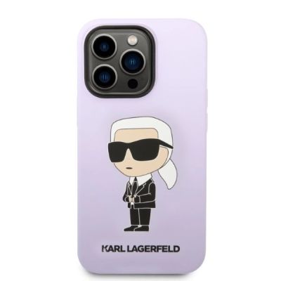 3. Karl Lagerfeld KLHCP14XSNIKBCU iPhone 14 Pro Max 6.7" hardcase purple/purple Silicone Ikonik