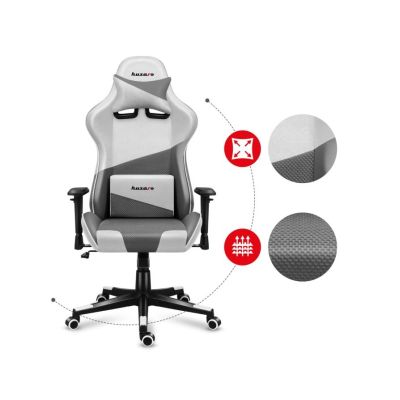 30. Huzaro Force 6.2 White Mesh Gaming Chair