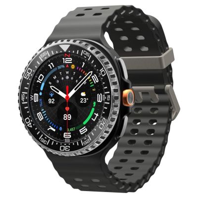 2. Spigen Bezel Tune Pro Diverna Samsung Galaxy Watch 8 Classic 46mm Cover - Black