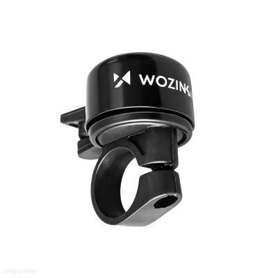 Wozinsky WDR-B1 Bicycle Bell for Bikes and Scooters, Mechanical Aluminum - Black