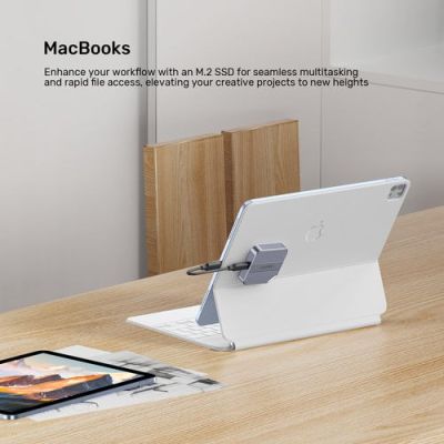 12. Unitek SolidForce Reefer Magnetic USB-C Drive Enclosure for M.2 SSD (NVMe/SATA)