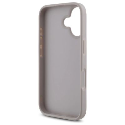 7. Guess 4G Big Logo Case for iPhone 16 - Pink