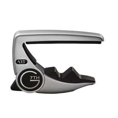 G7th Performance 3 Steel String Silver – professional capo for acoustic and electric guitars