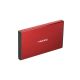 NATEC Rhino Go NKZ-1279 Case (2.5"; USB 3.0; Aluminum; red)