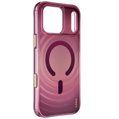 3. Uniq Coehl Vela Magnetic Charging Case for iPhone 18 Pro Max / 17 Pro Max - Burgundy