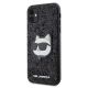 2. Karl Lagerfeld KLHCN61G2CPK iPhone 11 / Xr 6.1" black/black hardcase Glitter Choupette Patch