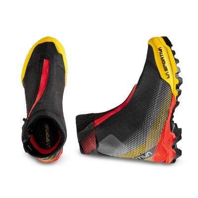 4. La Sportiva Aequilibrium Top GTX ZFMS094K00Y00 Black/Yellow