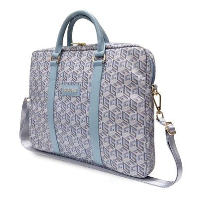 2. Guess GCube Stripes bag for a 16" laptop - blue