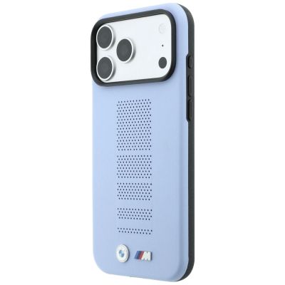 2. BMW M Blue Perfo Metal Logo MagSafe Case for iPhone 18 Pro Max / 17 Pro Max - Blue