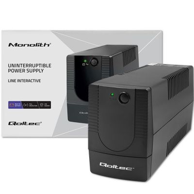 17. QOLTEC UPS LINE INTERACTIVE | MONOLITH | 850VA | 480W