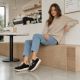 9. Leather platform sneakers black Filippo DP7498