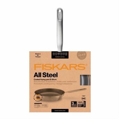 9. Fiskars 1064745 frying pan Universal frying pan Round