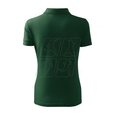 3. Malfini Pique Polo W MLI-210D3 dark green polo shirt