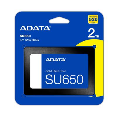 6. ADATA SU650 2TB 2.5" SATA III 3D NAND