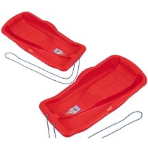 RED PLASTIC SLED 1064819