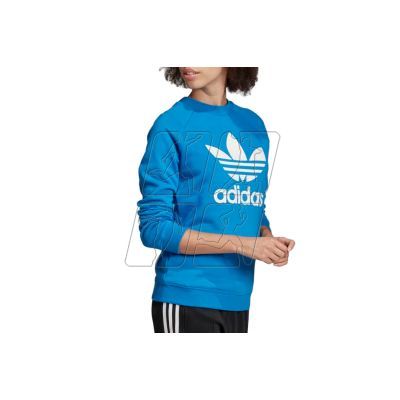 3. adidas Trefoil Crewneck Sweatshirt ED7582 Blue 32