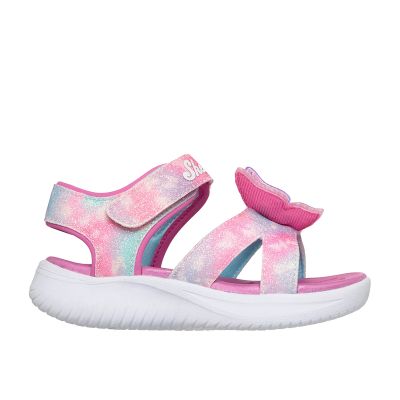 7. Skechers Kids' Sandals Jumpsters Sandal Butterfly Brites 303109N PKMT