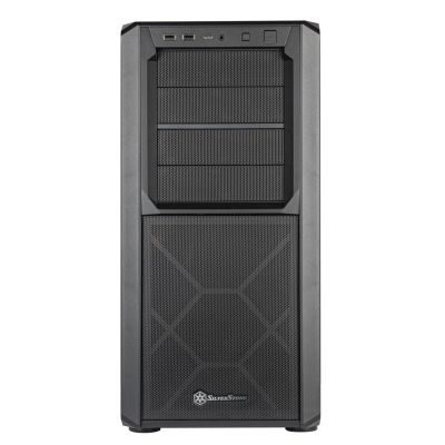 2. SilverStone SST-SED1-B Seta D1 Midi-Tower case - juodas