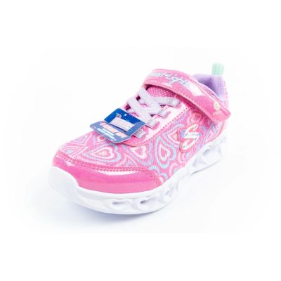 12. Skechers S Lighs-Heart comfortable LED sports shoes for girls