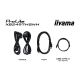 22. iiyama ProLite XB2497HSNH-B1 24IN IPS LCD 4MS 1920X1080 350CD/M2 HDMI/DP/USB 2 computer monitor 60.5 cm (23.8") 1920 x 1080 px Full HD Black