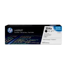 HP Toner Set HP 304A, HP304A=CC530AD, includes 2 black CC530A cartridges