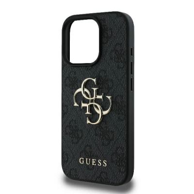 6. Guess 4G Big Logo iPhone 16 Pro Max Case - Black