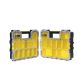 2. Stanley 1-97-518 Tool Box Small Parts Box Plastic Black, Clear, Yellow