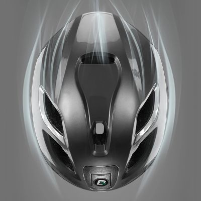 3. Rockbros ZK-077 Bike Helmet with Integrated Multi-Directional Lighting 57-61 cm - Black