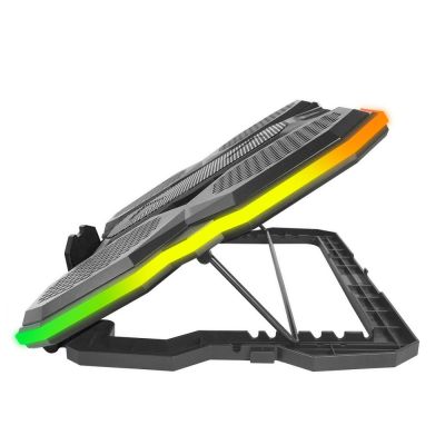 12. ESPERANZA GAMING COOLING STAND WITH PHONE STAND RGB LED BREVA EGC107