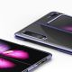 5. Plating Case hard case Electroplating frame Cover for Samsung Galaxy Fold blue