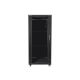 2. Lanberg FF01-6627-12B Rack Cabinet (27U; 19''; 1390mm / 600mm / 600 mm; floor-standing; Glass; 800 kg; black)