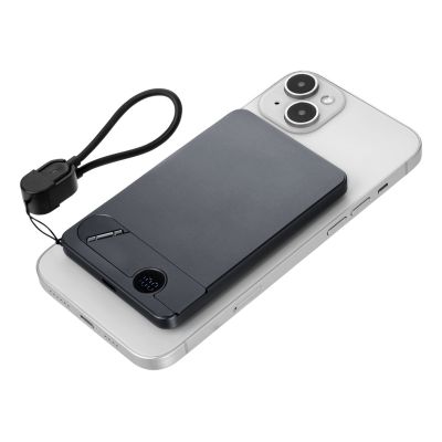 3. TROIKA POP50 5000 mAh Wireless Charging Gray, Black