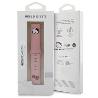 4. Hello Kitty Silicone Kitty Head strap universal 22mm - pink