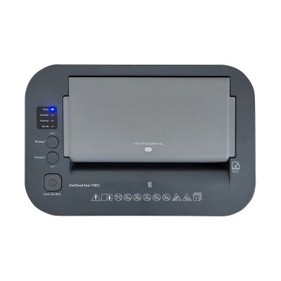 5. HP ONESHRED Auto 100CC Paper Shredder, White and Gray