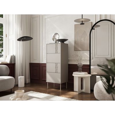 3. Chest of drawers 4S TRESSE 50x40x125 cashmere matt