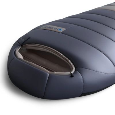 2. Husky DOPY Down Sleeping Bag -25 °C, 85 x 220 cm, 1.69 kg, blue-gray