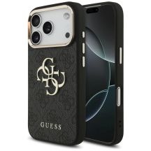 Guess 4G Big 4G Classic Logo Case for iPhone 17 Pro / 18 Pro - Black and Gold