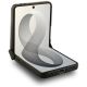 4. BMW M Leather Perforated Tricolor Stripe Metal Logos MagSafe Case for Samsung Galaxy Z Flip 8 - Black
