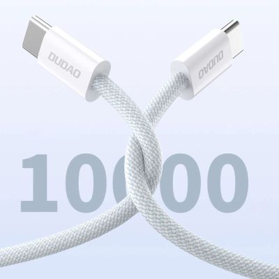 2. Dudao L6C USB-C - USB-C PD cable 30W 1m - light blue