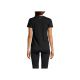 4. CASALL Essential Mesh Detail Tee Black