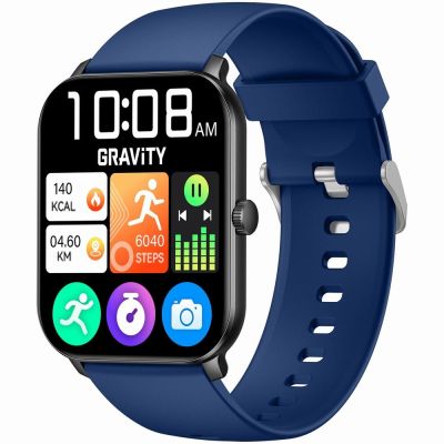 8. Smartwatch Gravity Black Blue GT36-6